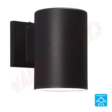 Photo 1 of L323041BK : Galaxy Lighting 1-Light Outdoor Wall Light With AC LED Dimmable, Cast Aluminum, Black, 1X15W