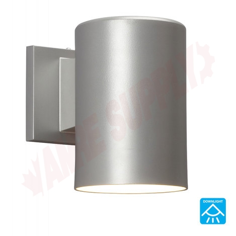 Photo 1 of L323041MS : Galaxy Lighting 1-Light Outdoor Wall Light With MS AC LED Dimmable, Cast Aluminum, Matte Silver, 1X15W