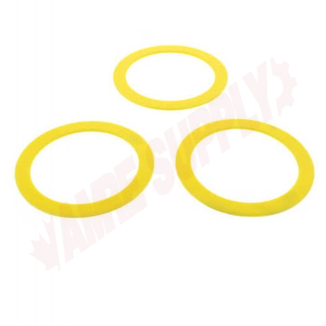 Photo 3 of PROS3KP15 : Fluidmaster Replacement Flush Valve Seals, 3 pack, Yellow
