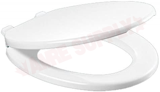 Photo 1 of 326201W : Caroma Toilet Seat, Soft Close, Round, Closed Front, White with Cover
