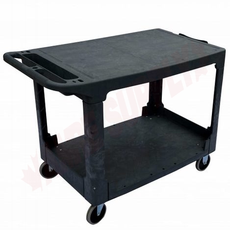 Photo 1 of 5901 : Globe Commercial Products Heavy-Duty Flat Shelf Utility Cart, Large