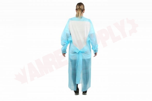 Photo 2 of 7780 : Globe Commercial Products Isolation Gown, Blue, Large, 10/Pack