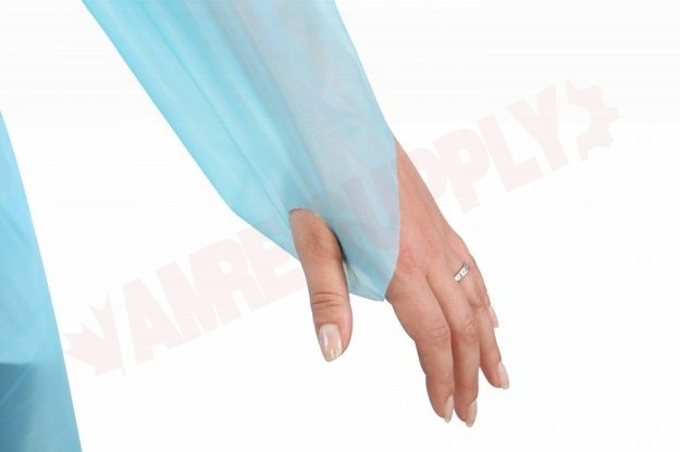 Photo 3 of 7780 : Globe Commercial Products Isolation Gown, Blue, Large, 10/Pack