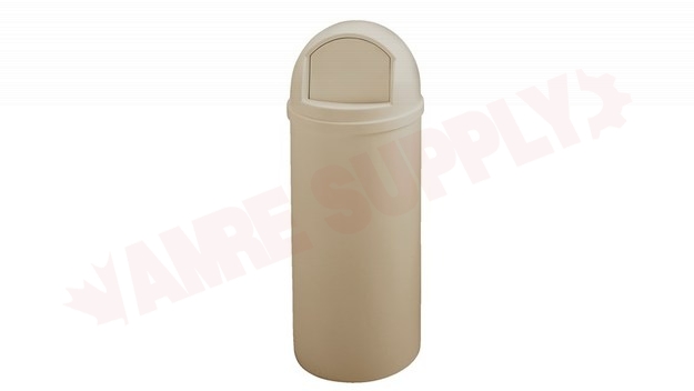 Photo 2 of 816088BEIG : Rubbermaid Marshal Classic Container, 15 Gallon, Beige