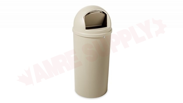 Photo 4 of 816088BEIG : Rubbermaid Marshal Classic Container, 15 Gallon, Beige