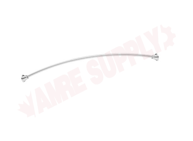 Photo 1 of CSR2172CH : Moen Adjustable Tension Curved Shower Rod, Chrome, 60