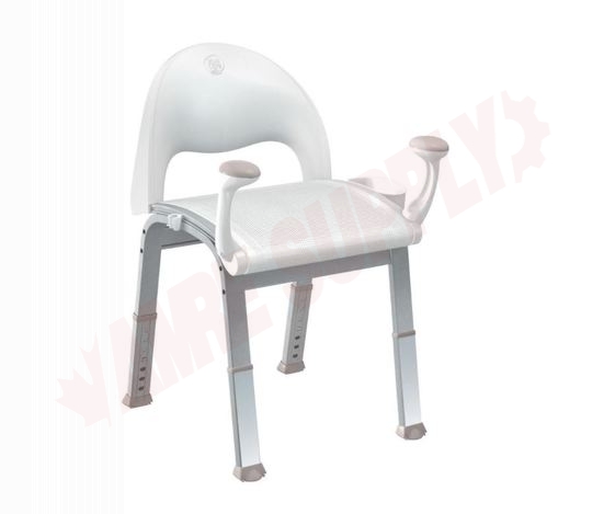 Photo 1 of DN7100 : Moen Home Care Premium Mesh Shower Chair, Glacier   