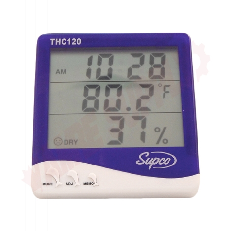 Photo 1 of THC120 : Supco Digital Thermometer-Hygrometer with Clock