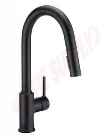 Photo 1 of PFXC4012MB : Proflo Loftus Single Handle Pull Down Kitchen Faucet, Two-Function Spray, Matte Black