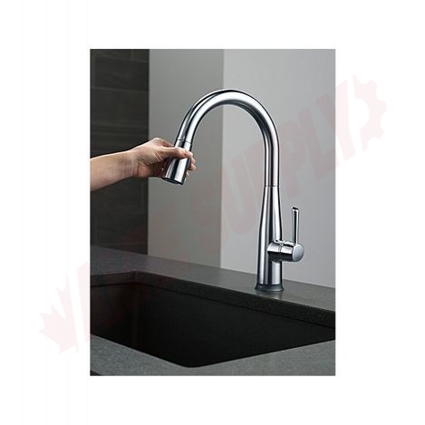 Photo 6 of 9113T-AR-DST : Delta Essa Single Handle Pull-Down Kitchen Faucet with Touch2O Technology, Arctic Stainless 
