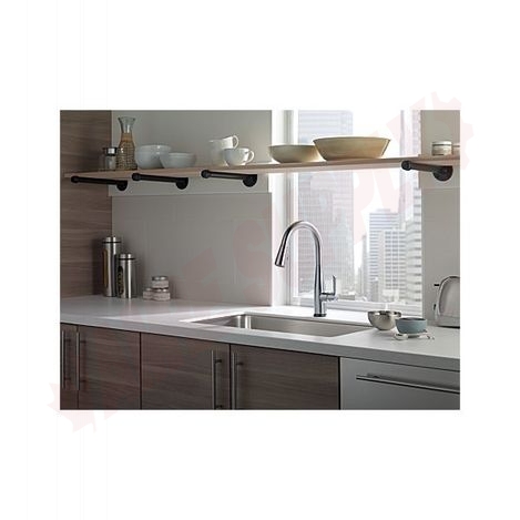 Photo 7 of 9113T-AR-DST : Delta Essa Single Handle Pull-Down Kitchen Faucet with Touch2O Technology, Arctic Stainless 