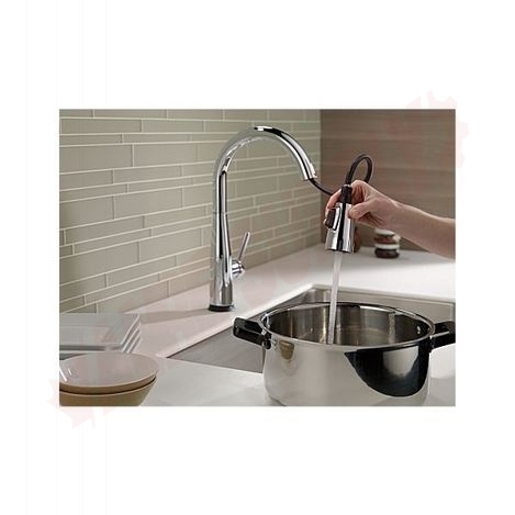 Photo 3 of 9113T-DST : Delta Essa Single Handle Pull-Down Kitchen Faucet with Touch2O Technology, Chrome