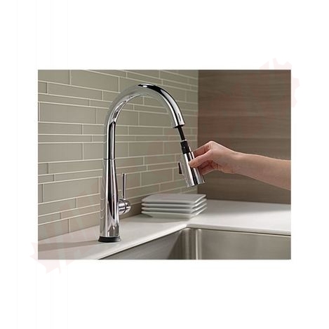 Photo 4 of 9113T-DST : Delta Essa Single Handle Pull-Down Kitchen Faucet with Touch2O Technology, Chrome
