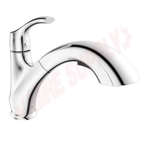 Photo 1 of 6177CP : Belanger Kitchen Sink Faucet with Swivel Pull-Out Spout and Integrated Hand Spray, Chrome