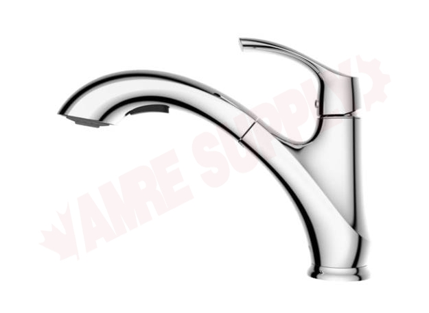 Photo 3 of 6177CP : Belanger Kitchen Sink Faucet with Swivel Pull-Out Spout and Integrated Hand Spray, Chrome