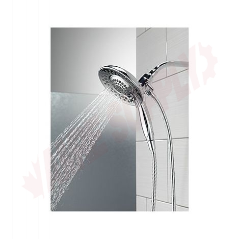 Photo 4 of 58569-PK : Delta Universal Showering In2ition 5-Setting Two-in-One Shower, Chrome
