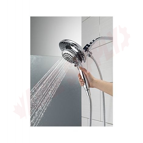 Photo 5 of 58569-PK : Delta Universal Showering In2ition 5-Setting Two-in-One Shower, Chrome