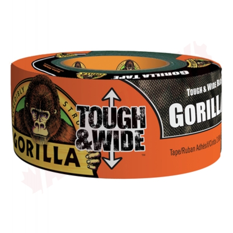 Photo 1 of 106425 : Gorilla Tough & Wide Tape, Black, 2.8 x 75'