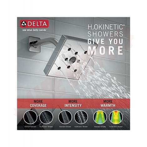 Photo 5 of T14267 : Delta Ara Monitor 14 Series H2Okinetic Shower Trim, Chrome 