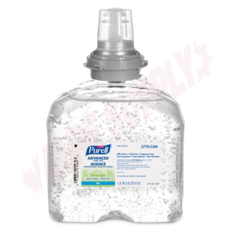 Photo 2 of 5770-04-CAN00 : Purell TFX Advanced Hand Rub, 1200ml, 4/Case