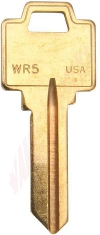 Photo 2 of WR5-BR-250PK : Taylor Weiser Key Blank, 250/Pack