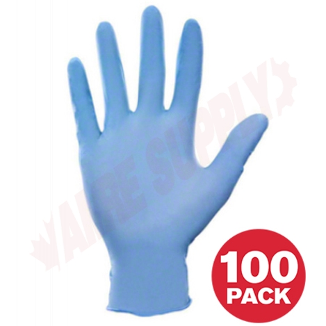 Photo 1 of H6100BX : Westcraft Vinyl Disposable Gloves, Blue, Small, 100/Box