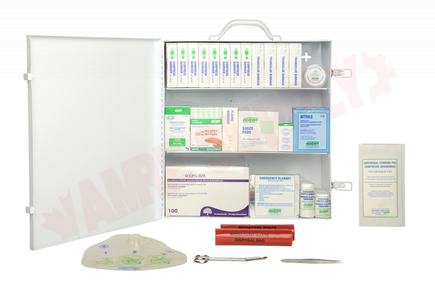 Photo 1 of 51640 : Safe Cross Plastic First Aid Kit, CSA Type 2, Basic, Large