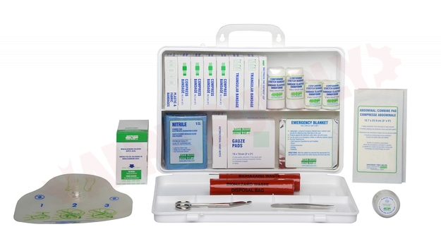 Photo 1 of 51625 : Safe Cross Plastic First Aid Kit, 36 Unit, CSA Type 2, Medium