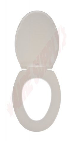 Photo 3 of 7300EC-000 : Bemis Toilet Seat, Elongated, Closed Front, White, with Cover
