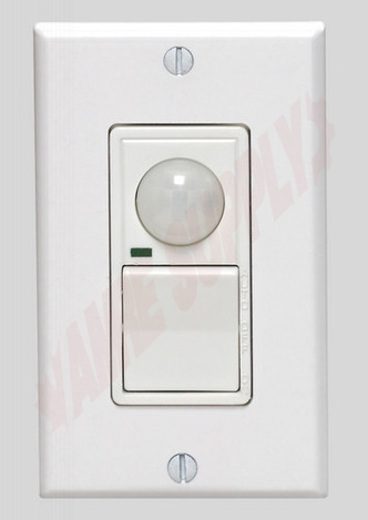 Photo 1 of IPS02-1LW : Leviton Occupancy Sensor, 180° Field Of View 900 Sq. Ft, White