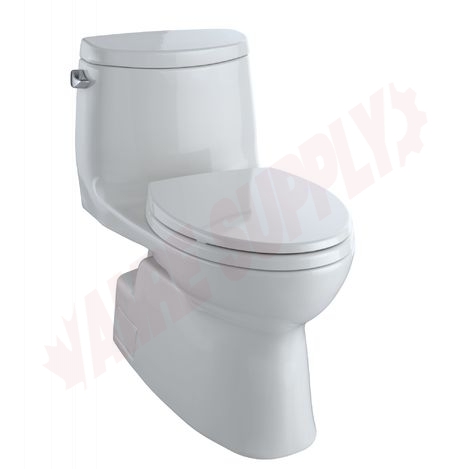 Photo 1 of MS614124CEFG#11 : Toto Carlyle II One-Piece Elongated Toilet, Colonial White, with Seat