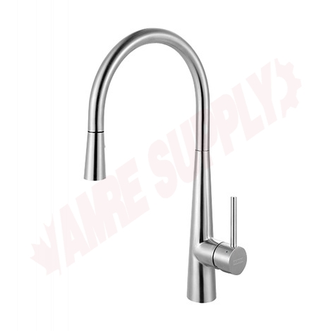 Photo 1 of FF3450 : Franke High-Arch Gooseneck Single Lever Handle Pull-Out Spray Kitchen Faucet, Stainless Steel