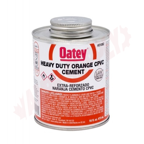 Photo 1 of 31082 : Oatey Heavy Duty Orange CPVC Cement, 473ml