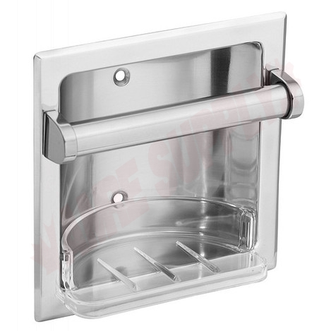 Photo 1 of 2565CH : Moen Donner Commercial Recessed Soap Holder, Chrome