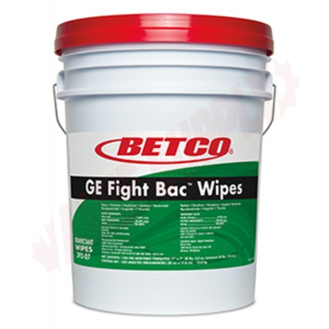Photo 1 of 392F507 : Betco GE Fight Bac Disinfectant Wipes, 1500/Bucket