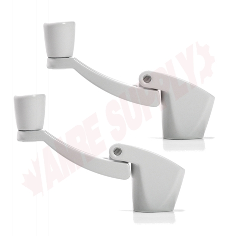 Photo 1 of SK927W : Ideal Security Fold-Away-Handle Window Cranks, White, 2/Pack