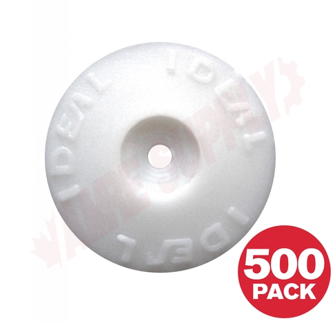 Photo 1 of SKPHC : Ideal Security Plastic Cap Washers, 47/50 x 43/500, White, 500/Box