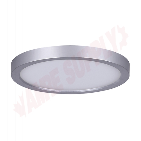 Photo 1 of DL-15C-30FC-BN : Canarm 15 Low Profile Flush Mounted Disk Light, Round, Brushed Nickel, 30W LED