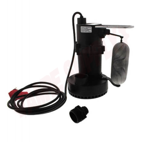 Photo 1 of 505700 : Little Giant 5.5-ASP 505700 Series Submersible Sump Pump, 1/4HP 40GPM 115V W/10' Cord