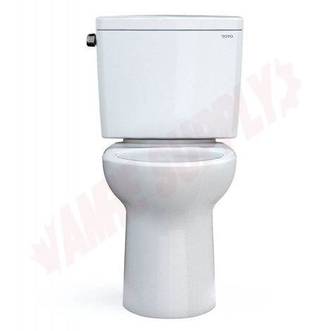 Photo 3 of CST776CEFG#01 : Toto Eco Drake Elongated Toilet, White, No Seat