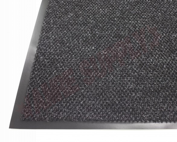 Photo 1 of STP200305 : Edgewood Style-Point Berber 3' x 5' Charcoal Wiper/Scraper Floor Mat