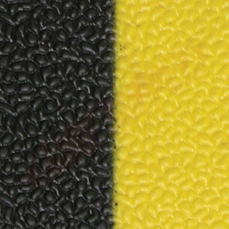 Photo 1 of ASPS970203 : Edgewood Airsoft Pebbled 2' x 3' Safety Black & Yellow Anti-Fatigue Mat