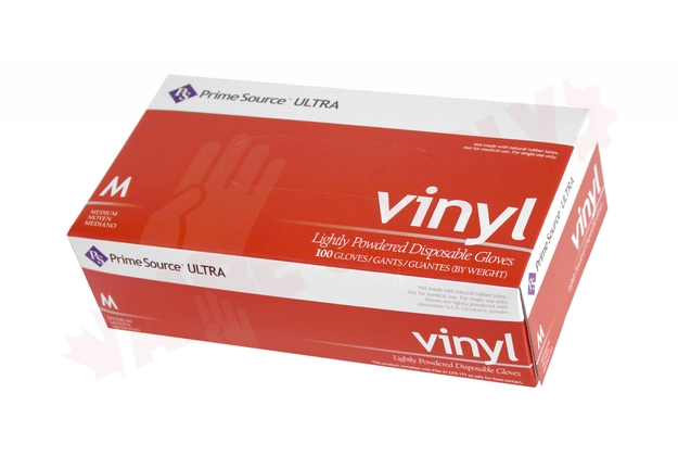 57760276 : Prime Source Vinyl Gloves, Powdered, Medium, 100/Box | AMRE ...