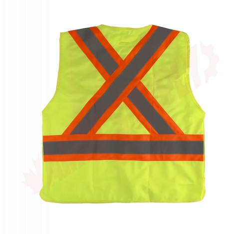 Photo 2 of 7845375-2XL : Degil Reflex Lime Green CSA Traffic Vest, 2 Extra Large