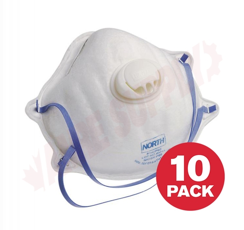 Photo 1 of 8271P95 : Honeywell North P95 Deluxe Disposable Respirator with Exhalation Valve, 10/Box
