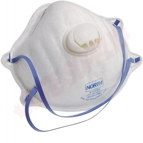 Photo 2 of 8271P95 : Honeywell North P95 Deluxe Disposable Respirator with Exhalation Valve, 10/Box