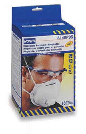 Photo 4 of 8271P95 : Honeywell North P95 Deluxe Disposable Respirator with Exhalation Valve, 10/Box