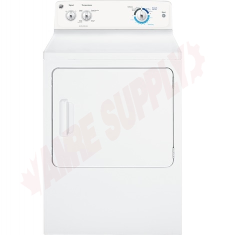 Photo 1 of GTX22EBMKWW : GE 6.2 cu. ft. Front Load Electric Dryer, White