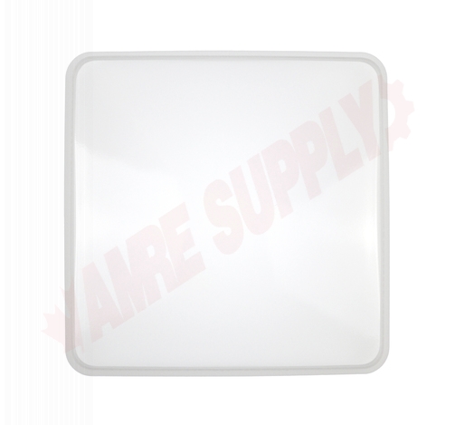Photo 4 of 63305 : Standard Lighting 14 Flush Mount, White, Frosted Acrylic Square, 25W LED Included, 4000K