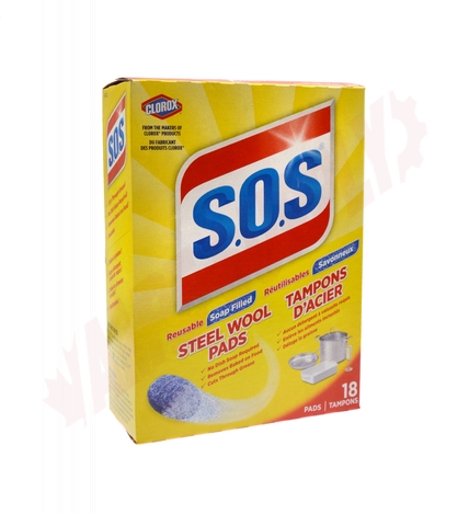 Photo 2 of 98026 : SOS Heavy Duty Soap Pads, 18/Case